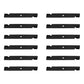 Qty 12: Notched High-Lift Mower Blade
 Fits Bunton Replaces PL7441
