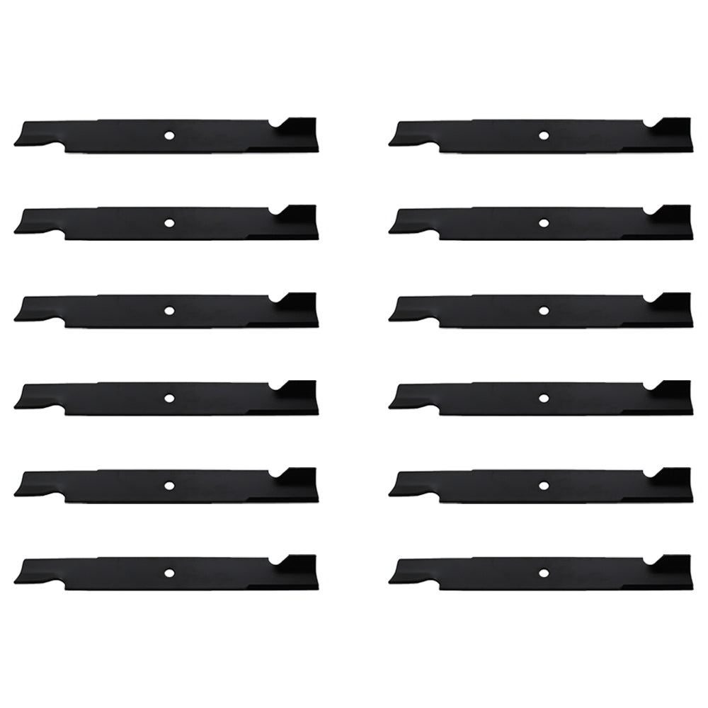 Qty 12: Notched High-Lift Mower Blade
 Fits Ariens Replaces 08899100