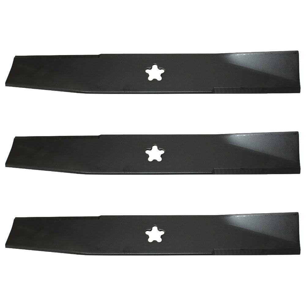 Fits AYP/Sears/Fits Husqvarna Mower Blade 130652, 532 13 0652, Set of 3 on 46" M
