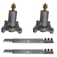 Deck Rebuild Kit Fits Craftsman 42" Replaces Spindles 192870 Blades 138971