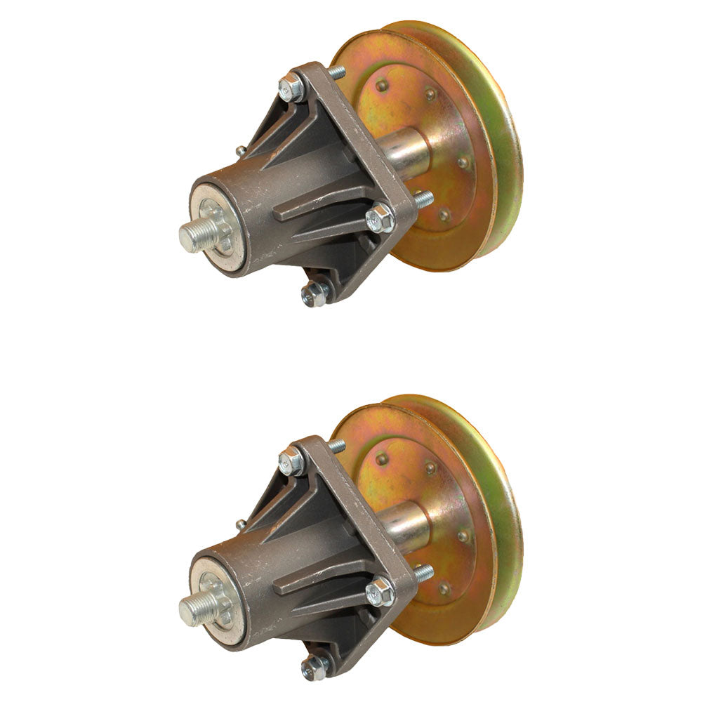 QTY 2: Mower Deck Spindles w/Bolts
 Fits MTD Replaces 618-0660