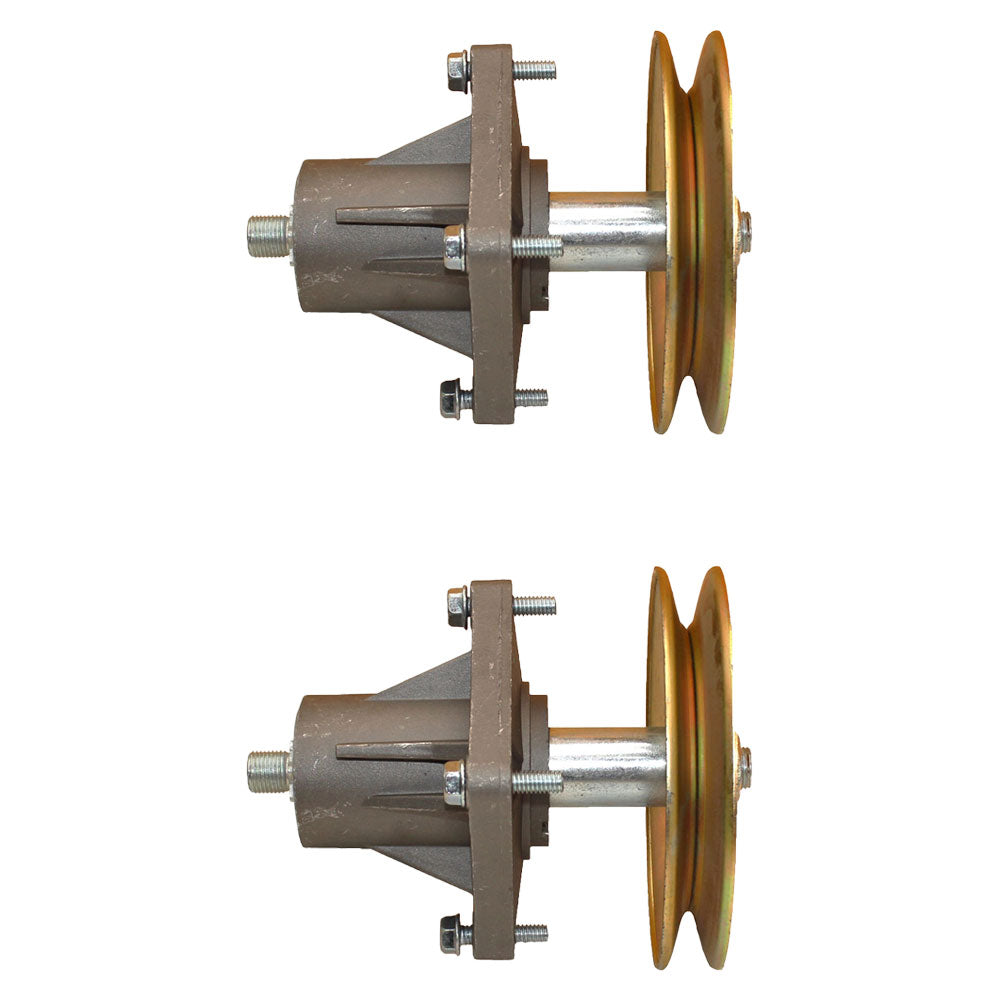 QTY 2: Mower Deck Spindles w/Bolts
 Fits MTD Replaces 618-0660