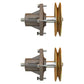 QTY 2: Mower Deck Spindles w/Bolts
 Fits Troy Bilt Replaces 618-0660