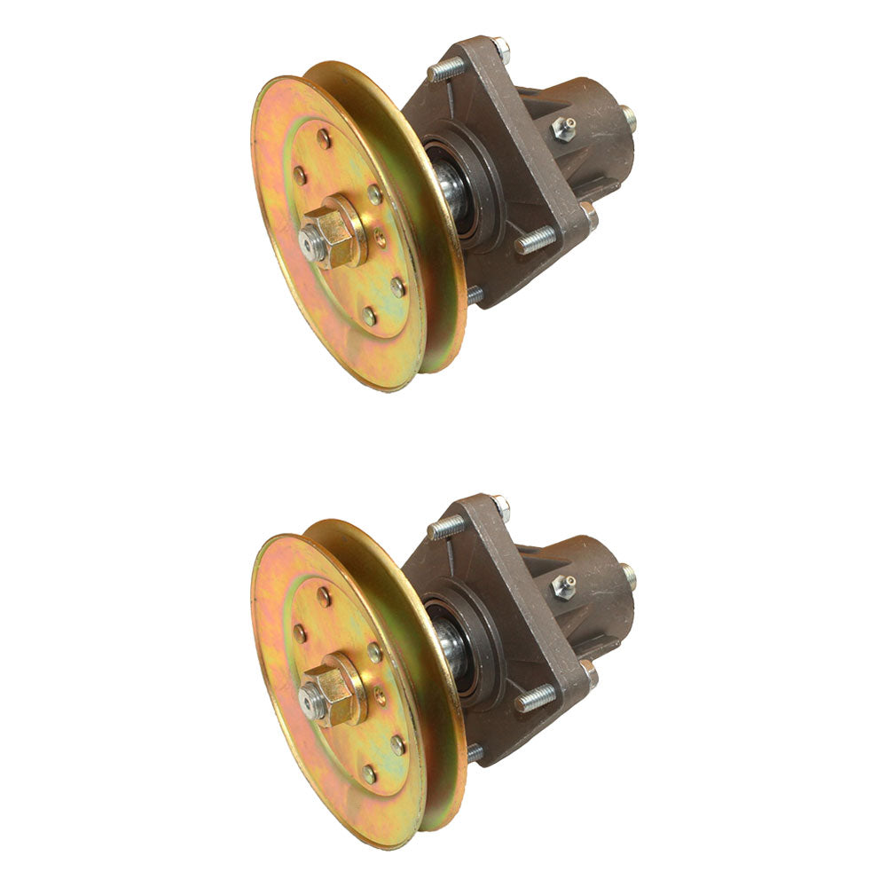 QTY 2: Mower Deck Spindles w/Bolts
 Fits Troy Bilt Replaces 618-0660