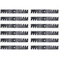 Qty 12: Toothed Mower Blades Fits Husqvarna Replaces 100341