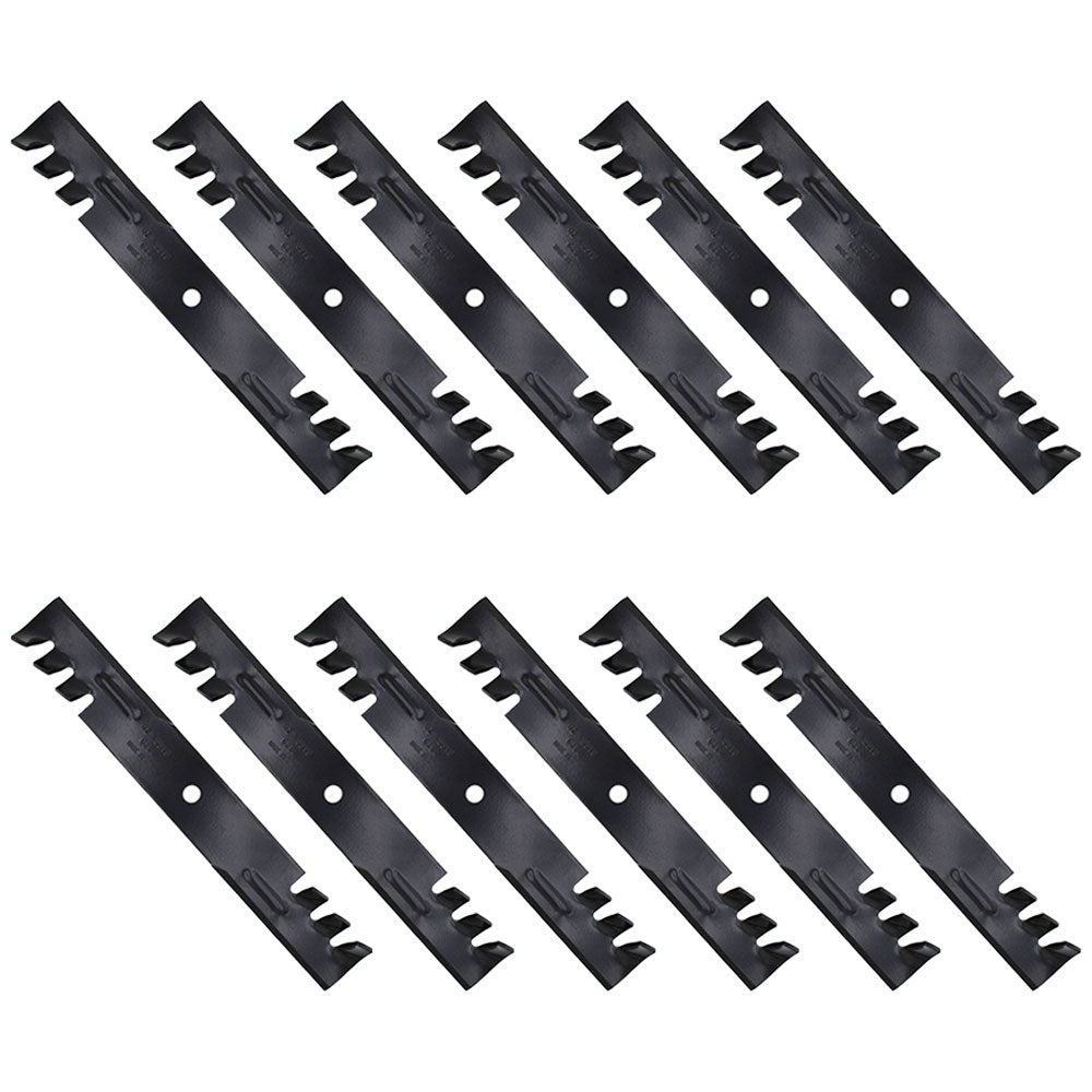 Qty 12: Toothed Mower Blades Fits Ferris Replaces 1520843