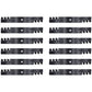 Qty 12: Toothed Mower Blades Fits Toro Replaces 1-633482