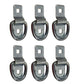 (6) D Ring 3/8"Trailer Truck Tie Down Chain Anchor Cargo Bolt On Flatbed