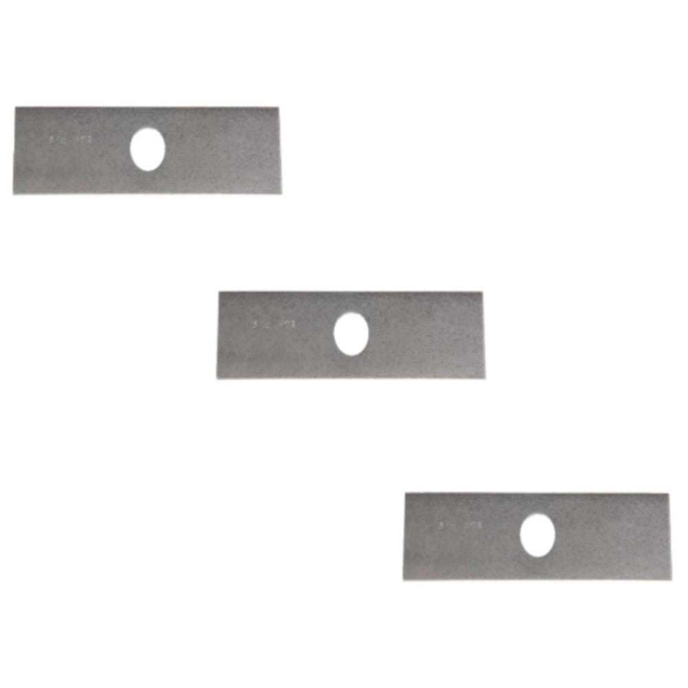 Qty 3: Edger Blades  Fits Stihl Replaces 4133 713 4101-NotHeatTreated
