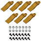 QTY 7: Skid Steer Unitooth w/ Hardware Fits Caterpillar Replaces 132-4720