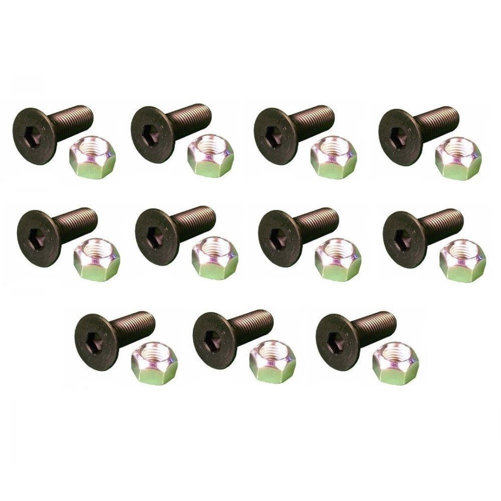 (11) Replacement Screws & (11) Replacement Nuts Fits CAT Models 5/8" x 2.5"