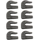 8 Weld On Grab Chain Hooks 5/16" G70 WLL 4,700 Bucket Trailer Rigging 0900103