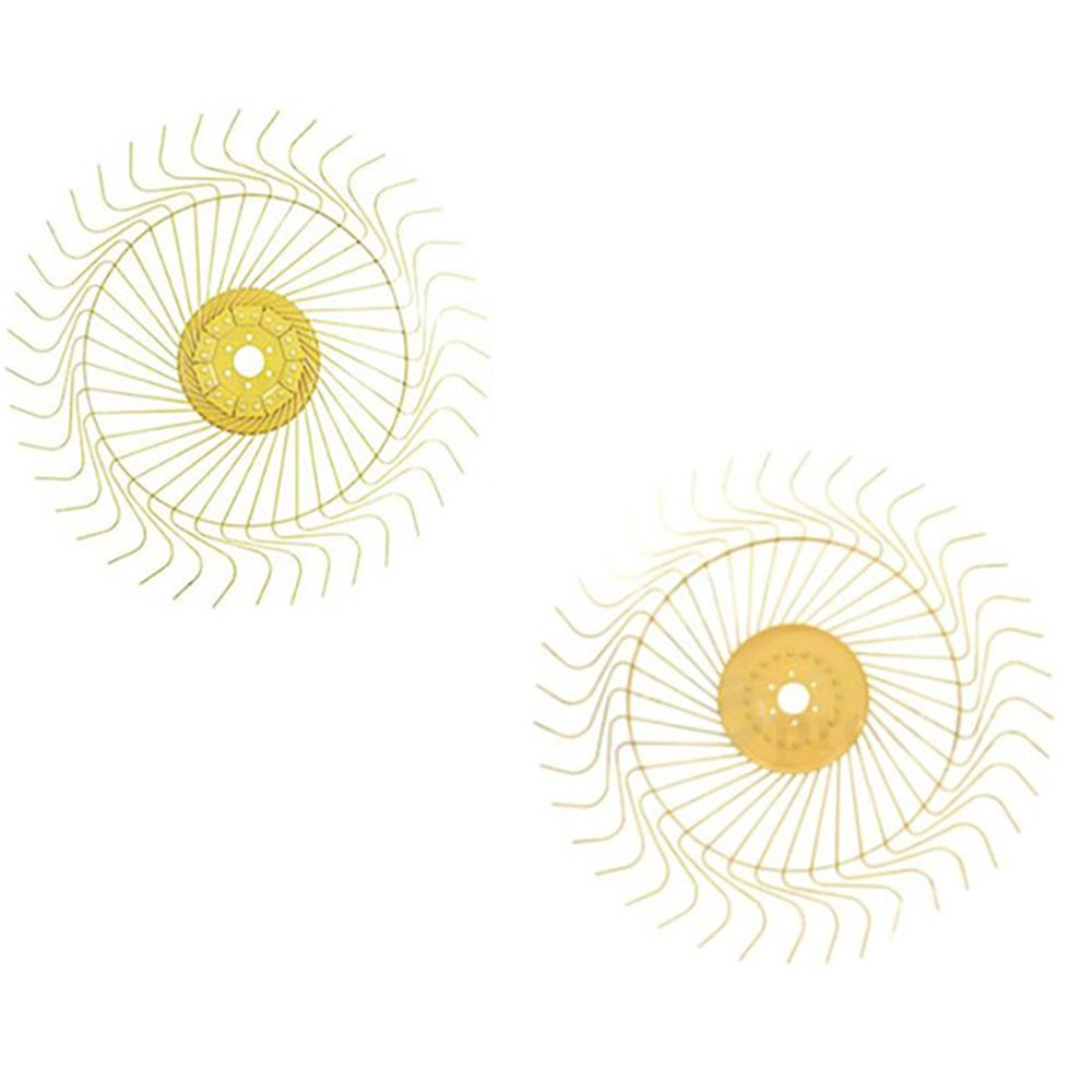 Left P20BG004 & Right P20BG003 Rake Wheel Set Fits Tonutti Fits Gehl Fits H&S