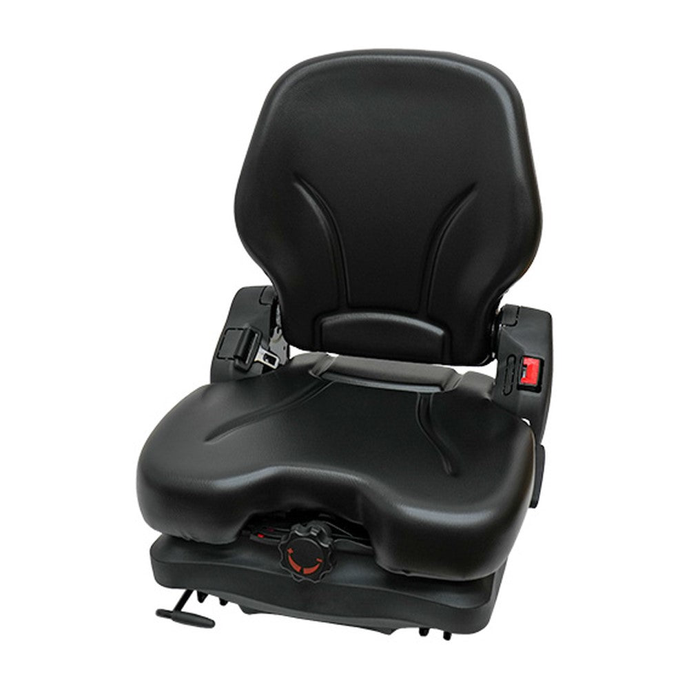 HD Low-Profile Suspension Seat w/ Matching Upper Backrest Fits New Holland L150