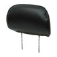 HD Black Vinyl Mechanical Suspension Seat with Headrest for Backhoe Loaders