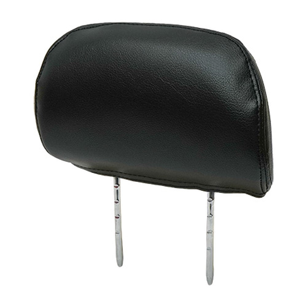 HD Black Vinyl Mechanical Suspension Seat with Headrest for Backhoe Loaders