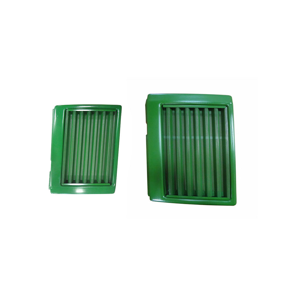 2 SIDE SCREEN GRILLS SET LH LEFT + RH RIGHT FOR PART RE40812 RE40813 RE66040
