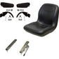 Black Seat w/Flip Up Armrests & Seat Rails Fits Bobcat Replaces 102707301CC