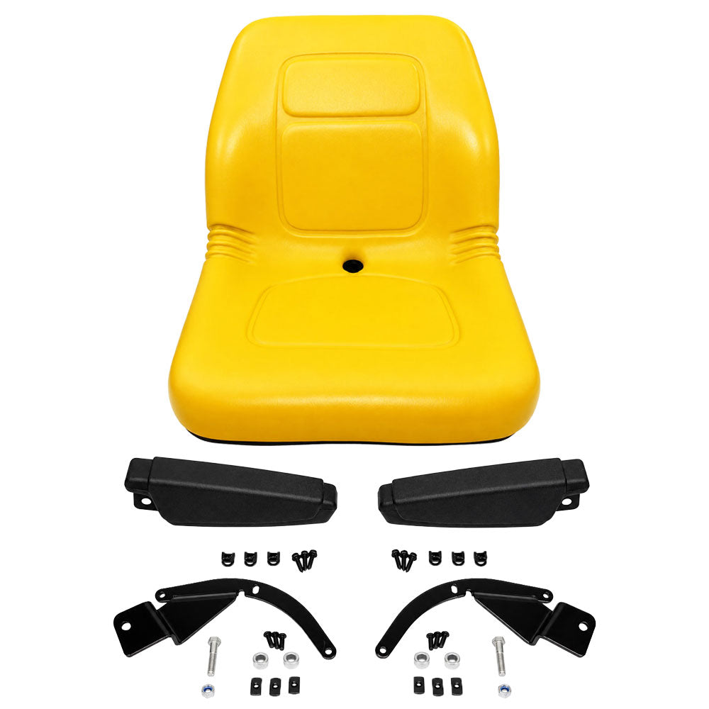 Yellow Seat Fits John Deere 130 160 165 316 318 322 330 332 420 430 STX38 Mowers