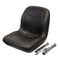 Uni Pro Black Bucket Seat w/ Pair of Slide Rails  Fits Cub Cadet