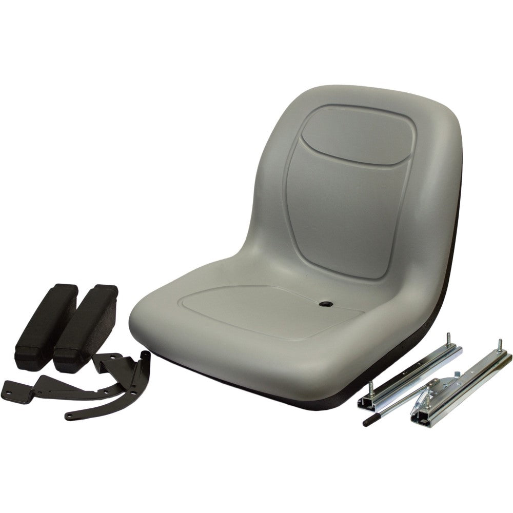Gray Seat With Arm Rests fits Hustler Sport Fastrak Super Duty Fastrak ZTR