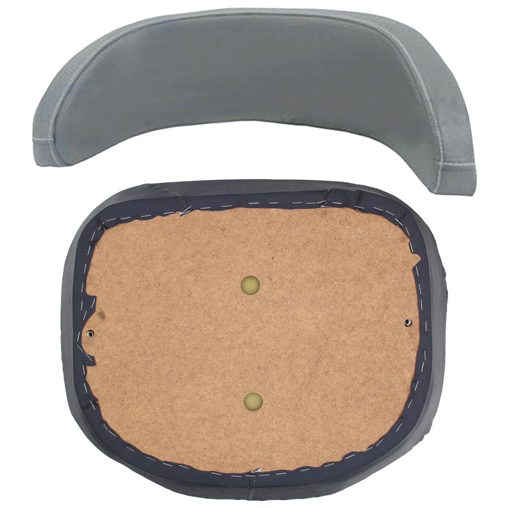 Grey Vinyl Seat Cushion Set 1041995M1 1032434M1 Fits Massey Ferguson 1080 150