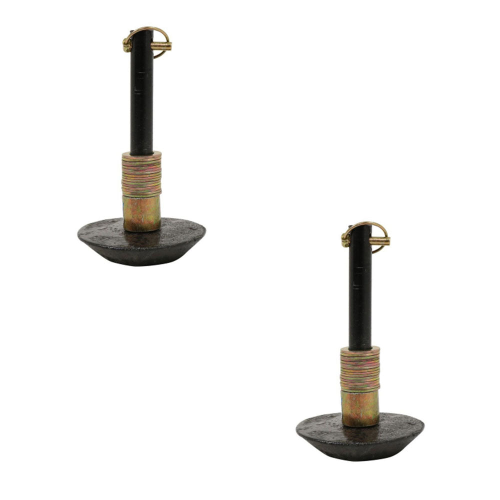 Qty 2: Heavy Duty Snow Plow Shoe Assembly Fits SnowEx Replaces 49071