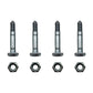 Qty 4: Shear Pin with Nut, 1-9/16" x 1/4"
 Fits John Deere Replaces A122156