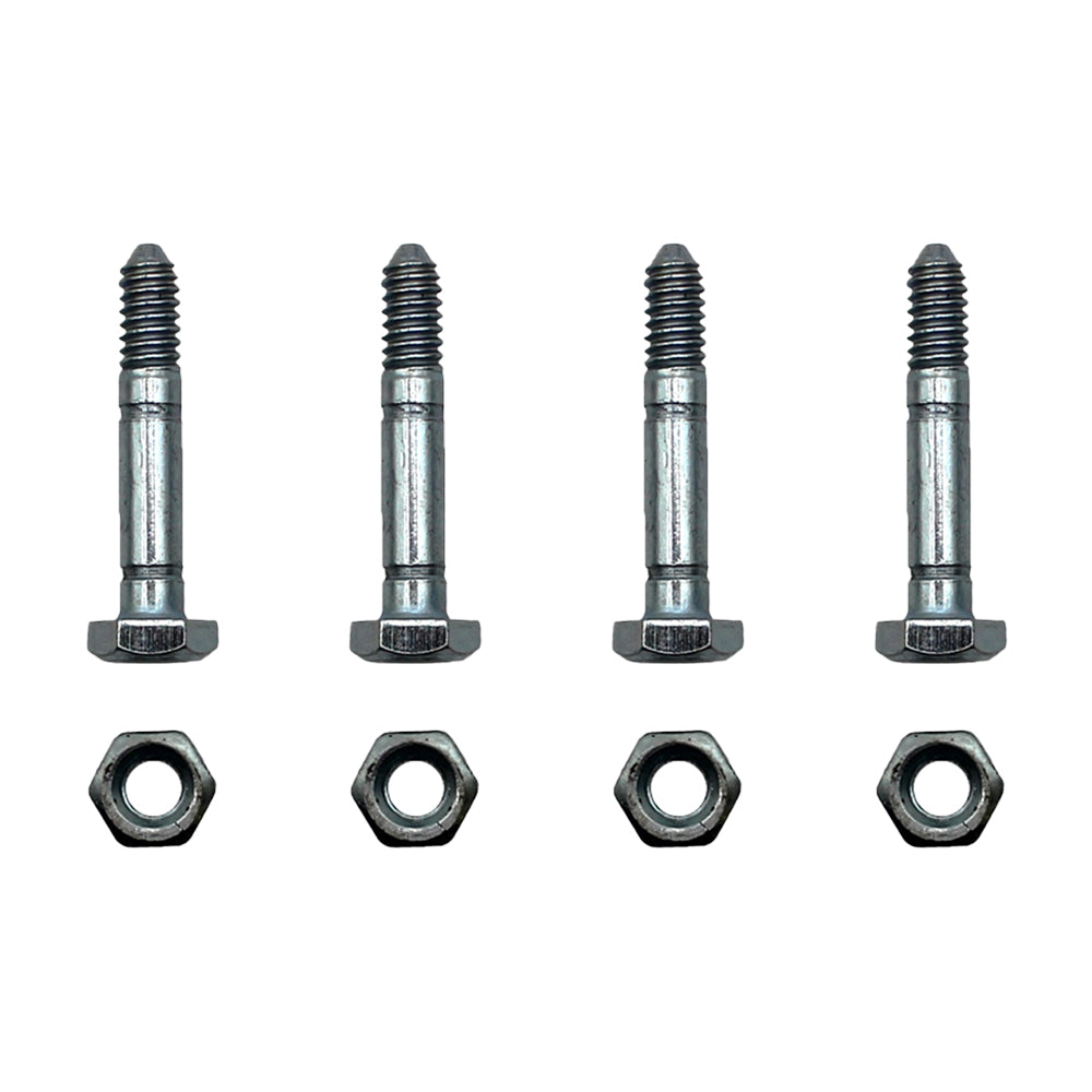 Qty 4: Shear Pin with Nut, 1-9/16" x 1/4"
 Fits Ariens Replaces 05907100