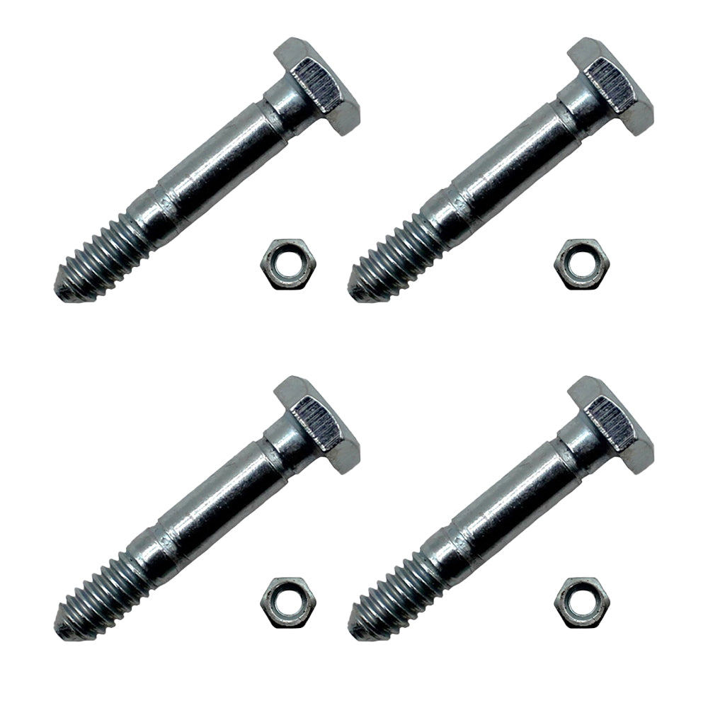 4 Pack Shear Pins Lock Nuts Fits Ariens 532005 53200500 Fits John Deere AM123342