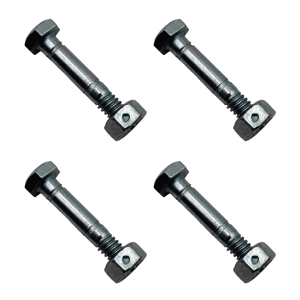 4 Pack Shear Pins Lock Nuts 1-9/16" x 1/4" fits Ariens ST520 ST524 ST624 ST724