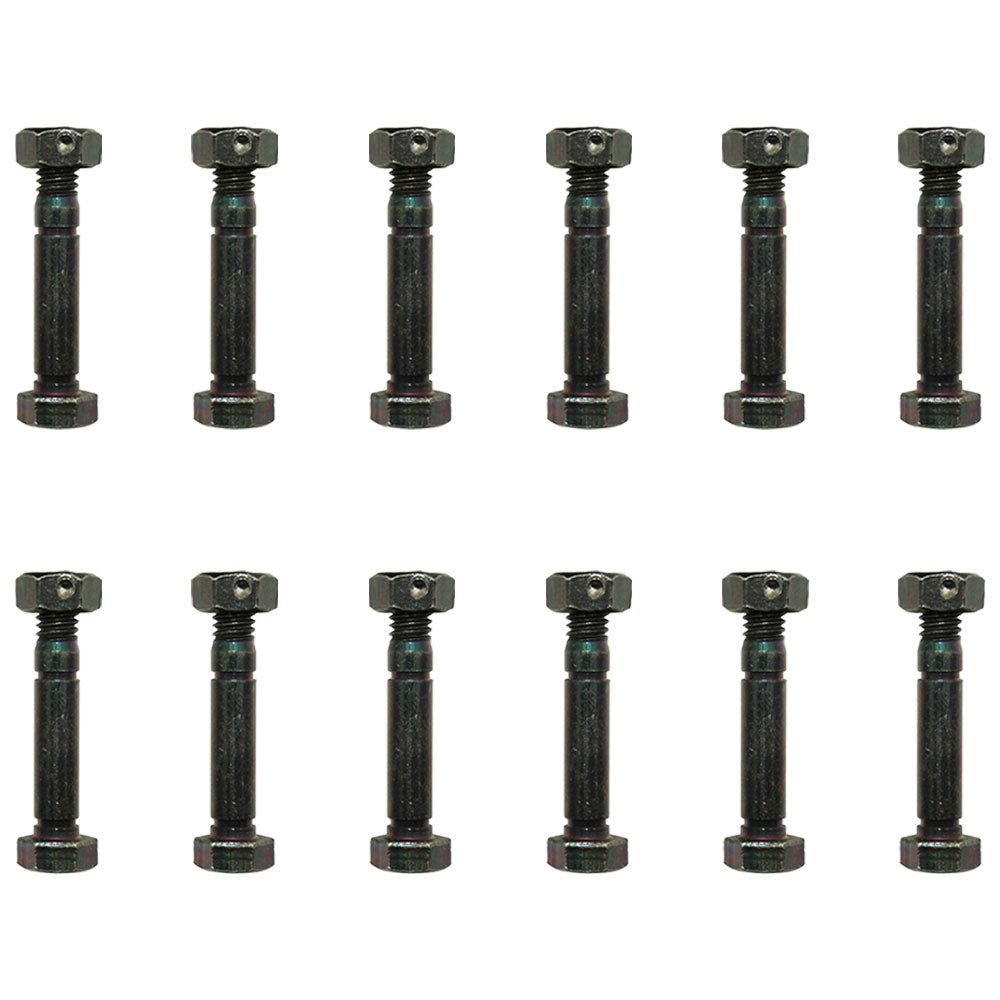 QTY 12: 2" x 5/16" Shear Pin with Nut
 Fits MTD Replaces 0310005P