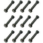 QTY 12: 2" x 5/16" Shear Pin with Nut
 Fits MTD Replaces 0310005P