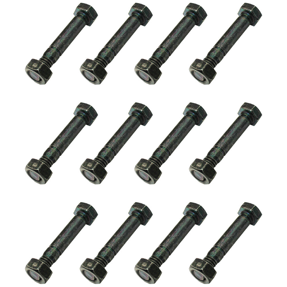 QTY 12: 2" x 5/16" Shear Pin with Nut
 Fits MTD Replaces 0310005P