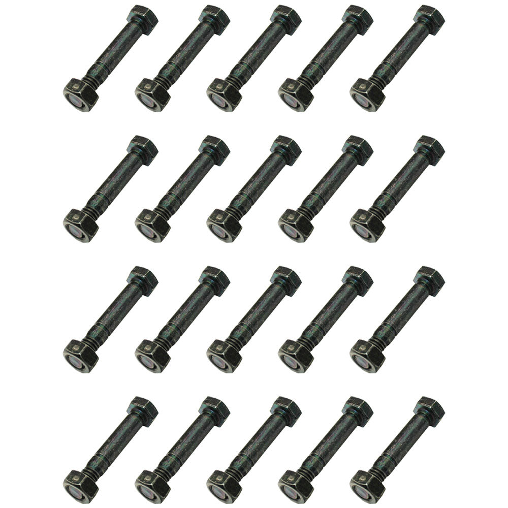 QTY 20: 2" x 5/16" Shear Pin with Nut
 Fits John Deere Replaces AM122156