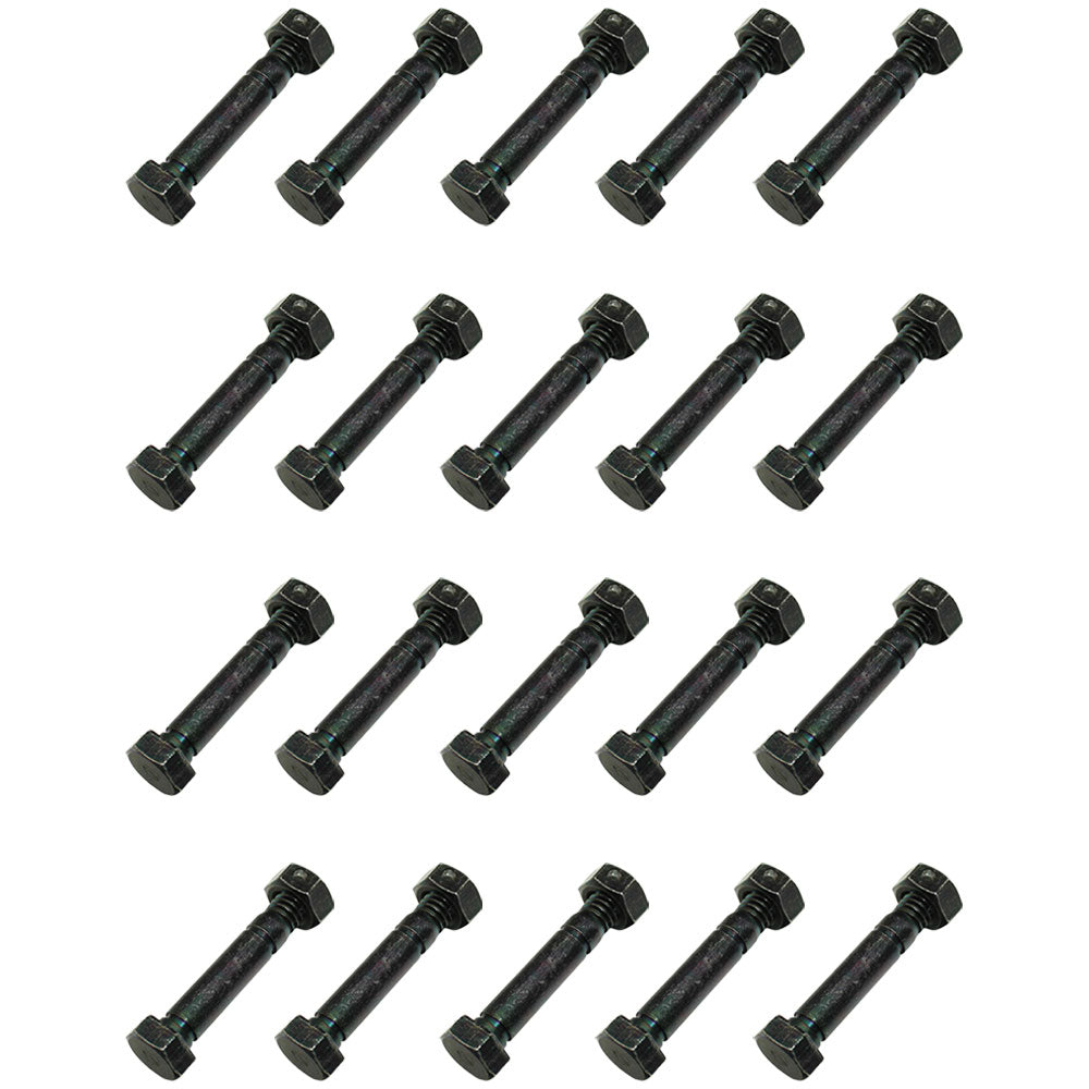 Set of (20) 2" x 5/16" Shear Pins w/ Nuts Fits Ariens & Fits John Deere AM136890
