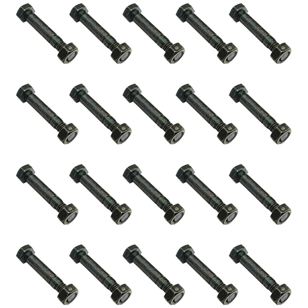 QTY 20: 2" x 5/16" Shear Pin with Nut
 Fits Stiga Replaces 1812-9004-01