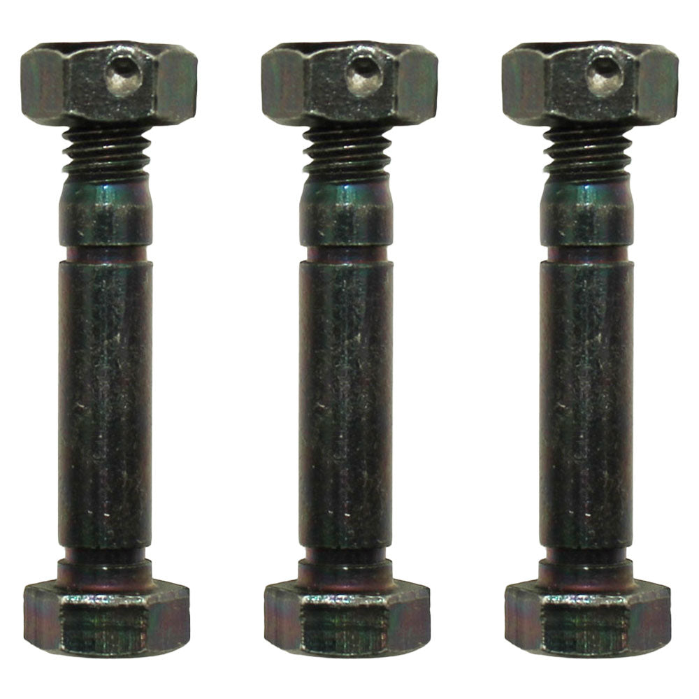 Qty 3: 2" x 5/16" Shear Pin with Nut
 Fits John Deere Replaces AM122156