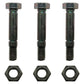 Qty 3: 2" x 5/16" Shear Pin with Nut
 Fits John Deere Replaces AM122156