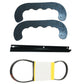 Poly Paddles Belt & Scraper Bar Kit Fits Toro 95-6151 108-4884 125-1128