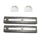 Pair of Boat Trailer 12" Bolster Bunk Brackets w/ Swivel Top Angle Brackets
