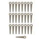 25 Pack Poly Cut Blade Fits Stihl 20-3 4111 007 1001 Fits Husqvarna 53-103-10-67