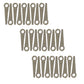 30 Pack Poly Cut Blade Fits Stihl 20-3 4111 007 1001 Fits Husqvarna 531-03-10-67