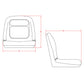 High Back Seat, Black Vinyl