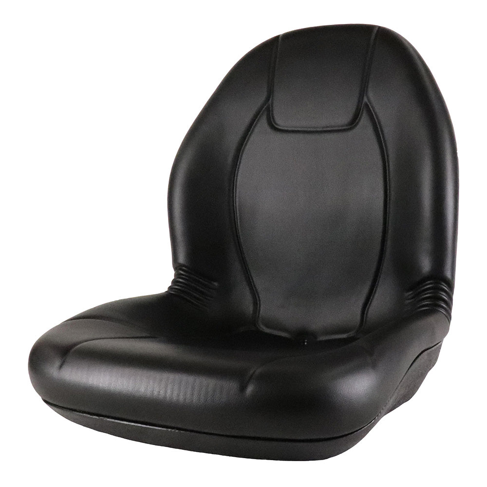 High Back Seat, Black Vinyl for Compact Tractors