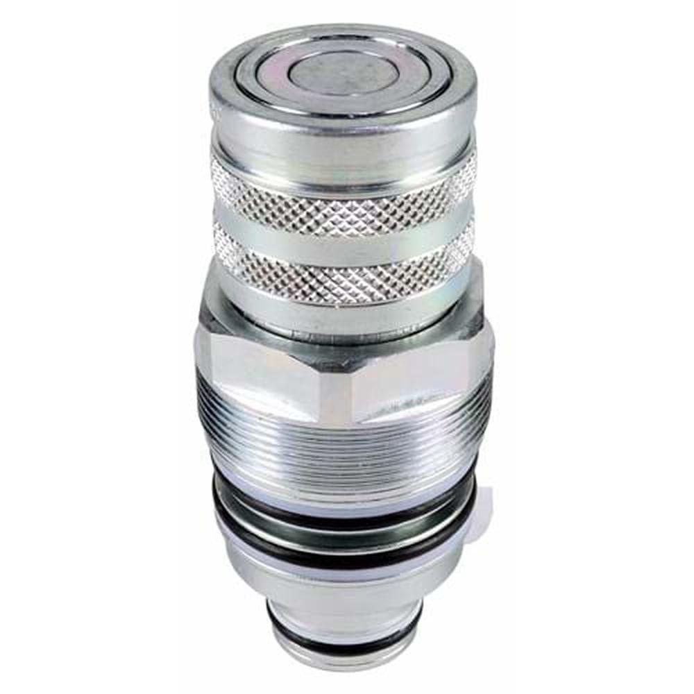 KV0511-77150 Flat Face Hydraulic Breakaway Coupler, Female Fits Kubota