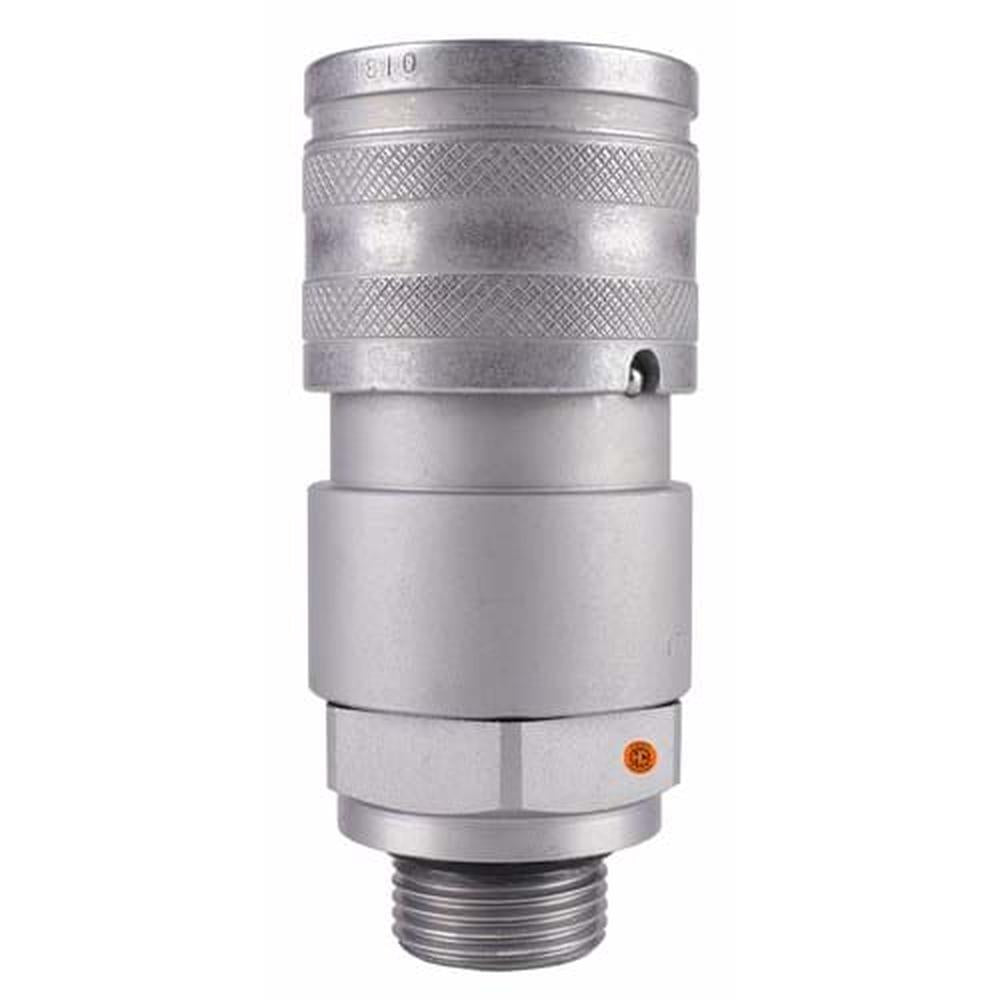 KV0631-77250 Flat Face Hydraulic Breakaway Coupler, Female Fits Kubota