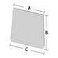 L39247 Rear Cab Glass L36606 Fits John Deere 1640 2040 2040S 2140 2250 2450 2650