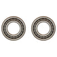 2X ZGZ L44643 L44610 Tapered Roller Bearing Set Wheel Axle Mower Fork Harley