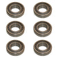 6X ZGZ L44643 L44610 Tapered Roller Bearing Set Wheel Axle Mower Fork Harley